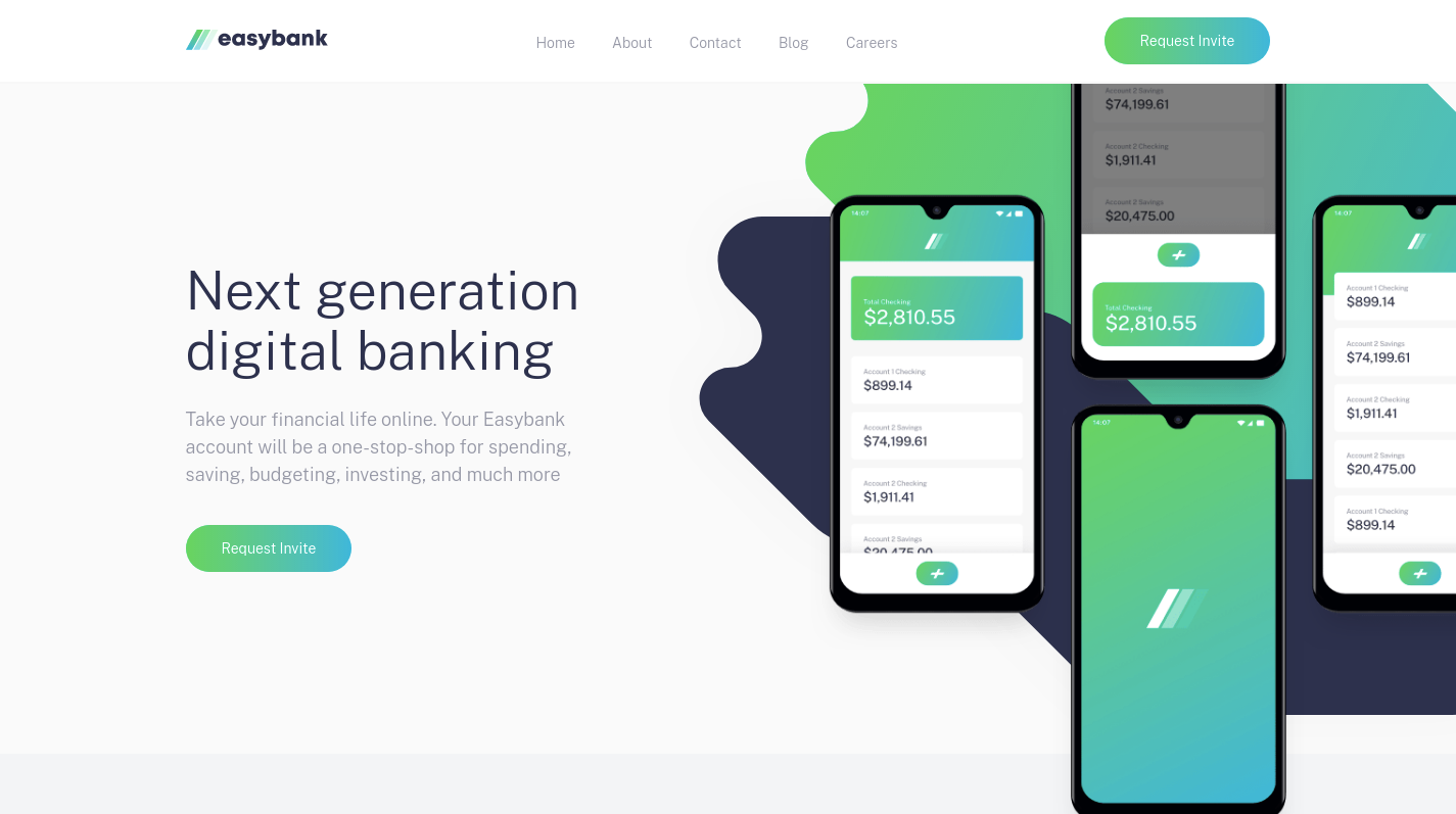 Easy bank page photo